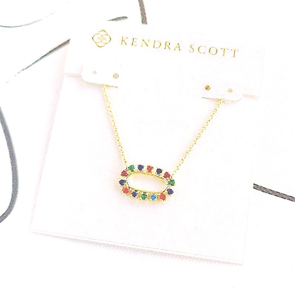 KENDRA SCOTT Gold Elisa Multi-Crystal Necklace - Picture 2 of 7